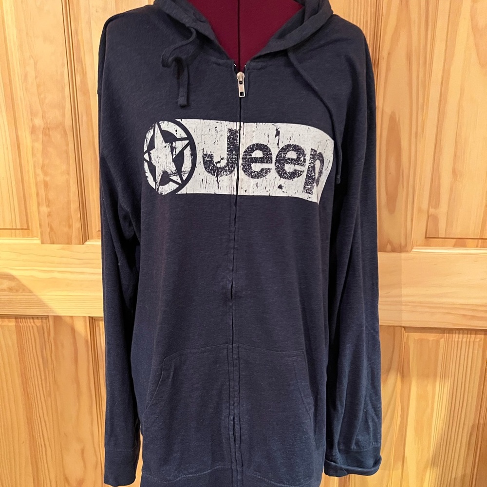 JEEP zip hoodie Navy